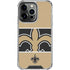 NFL New Orleans Saints Zone Block iPhone 16 Pro Clear Case